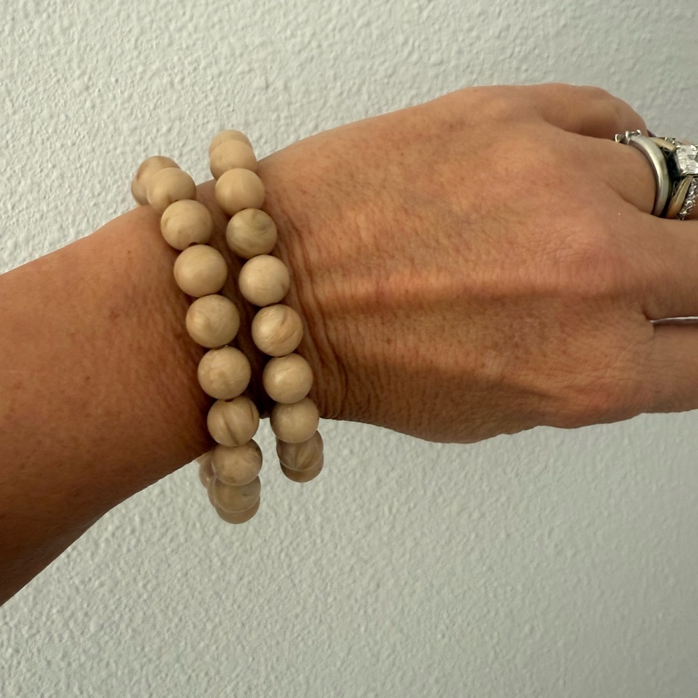 Park Lane Yellowstone Wooden Bead Bracelet Set